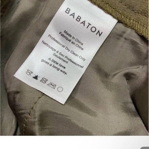 ARITZIA BABATON Cohen Pant in Olive Drab Size 4 - Picture 7 of 10
